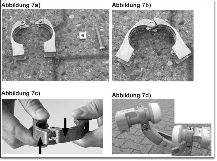 Abb7 - Fuba DAA Feedhalter und LNB